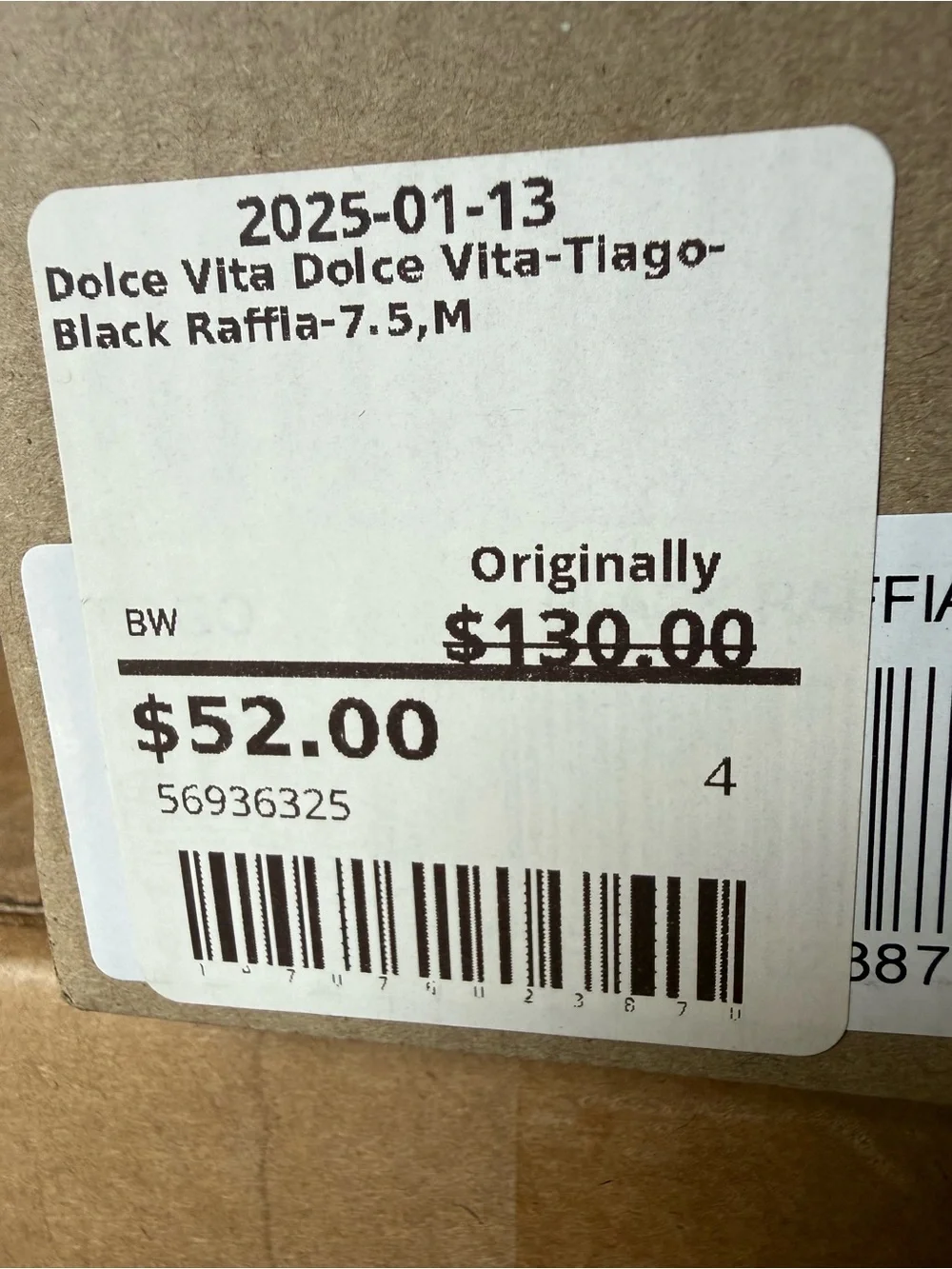 Dolce Vita Black Woven Platform Ankle-Strap Sandals